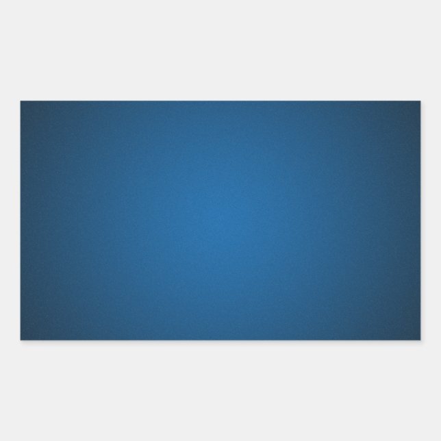 Grainy Blue-Black Vignette Rectangular Sticker (Front)