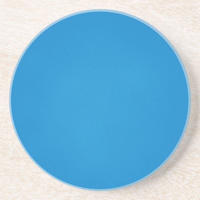 Grainy Bright Blue Background Coaster (Front)