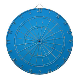 Grainy Bright Blue Background Dartboard