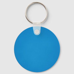 Grainy Bright Blue Background Key Ring