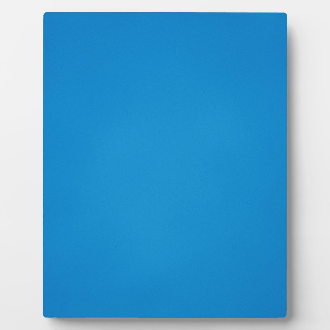 Grainy Bright Blue Background Plaque (Front)