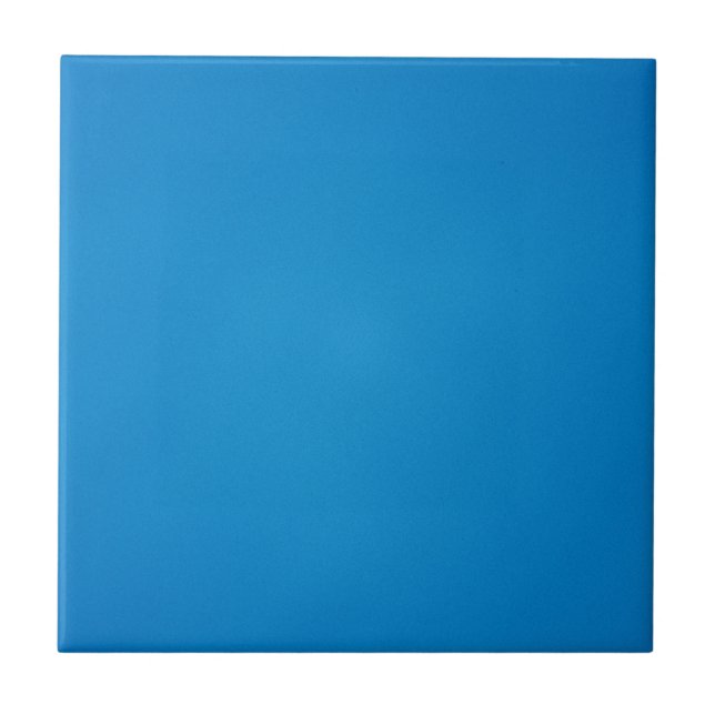 Grainy Bright Blue Background Tile (Front)