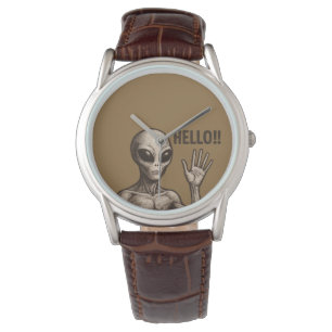 Grainy Encounter: The Alien Greeting Watch