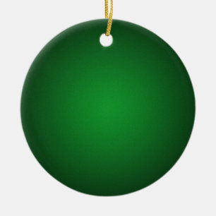 Grainy Green-Black Vignette Ceramic Tree Decoration