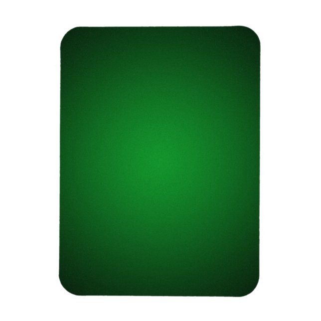 Grainy Green-Black Vignette Magnet (Vertical)