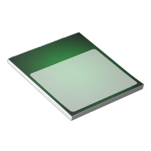 Grainy Green-Black Vignette Notepad