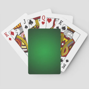 Grainy Green-Black Vignette Playing Cards