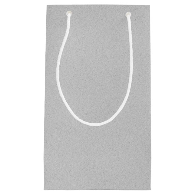 Grainy Grey Artsy Texture Small Gift Bag (Front)