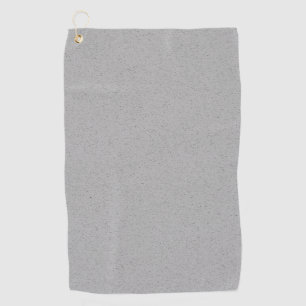 Grainy Plain Grey Colour Design Golf Towel