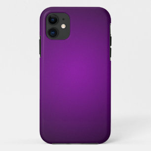 Grainy Purple-Black Vignette iPhone 11 Case