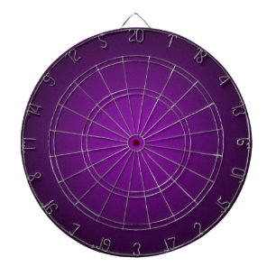 Grainy Purple-Black Vignette Dartboard