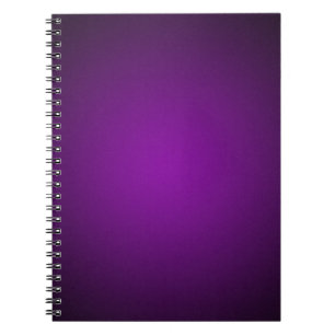 Grainy Purple-Black Vignette Notebook