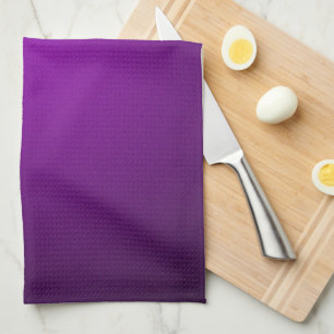 Grainy Purple-Black Vignette Tea Towel