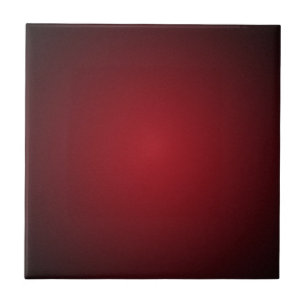 Grainy Red-Black Vignette Tile