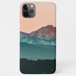 Grainy Sunset Mountain View // Orange Skies iPhone 11 Pro Max Case
