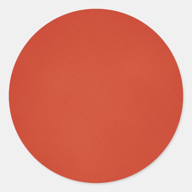 Grainy Warm Red Background Classic Round Sticker (Front)