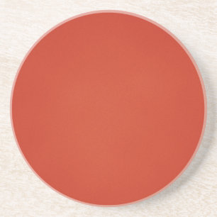 Grainy Warm Red Background Coaster