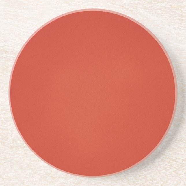 Grainy Warm Red Background Coaster (Front)