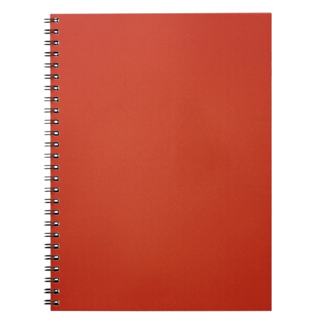 Grainy Warm Red Background Notebook (Front)