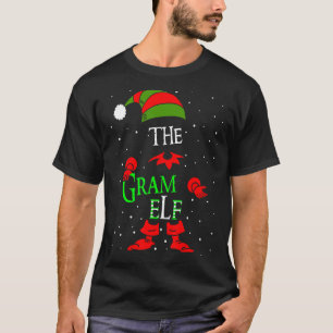 Gram Elf Group Matching Family Christmas Pajama Ou T-Shirt