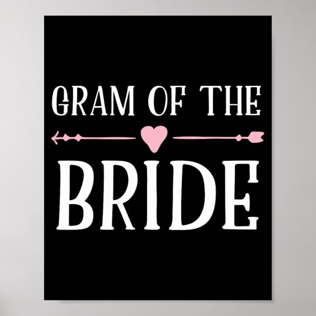 Gram Grandmother Of The Bride  Poster (Front)