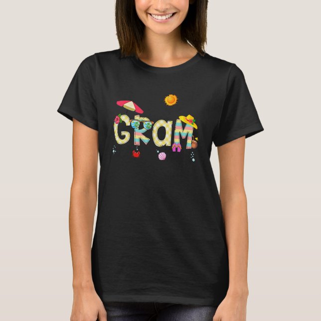 Gram Holiday Beach Summer T-Shirt (Front)