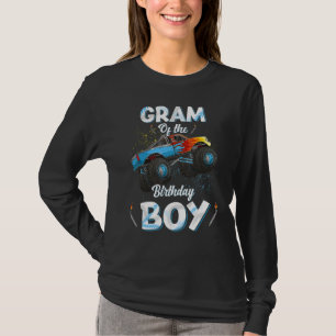 Gram Of The Birthday Boy Monster Truck Bday Women T-Shirt