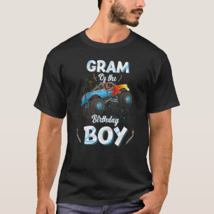 Gram Of The Birthday Boy Monster Truck Bday Women T-Shirt