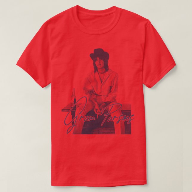 Gram Parsons Outlaw Country Vices Tribute T-Shirt (Design Front)