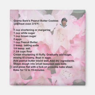 Grama Barb's Peanut Butter Cookies magnet