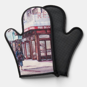 Gramercy Coffee Corner Oven Mitt