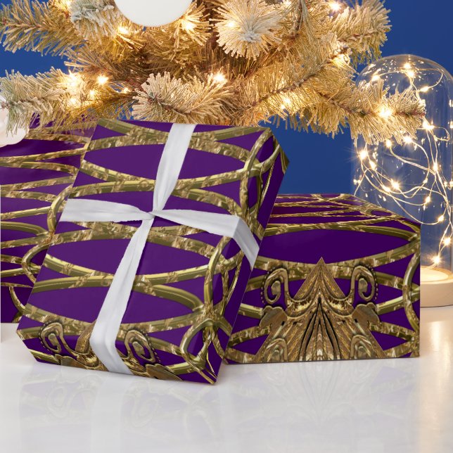 Gramercy Passion Elegant Opulent Wrapping Paper (Holidays)