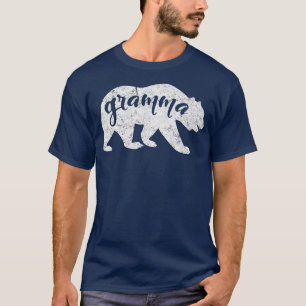 Gramma Bear Family Grandma Grandmom Love Distresse T-Shirt
