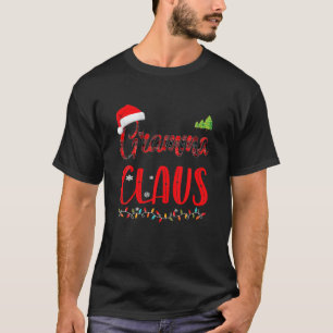 Gramma Claus Matching Family Christmas Pajamas Xma T-Shirt