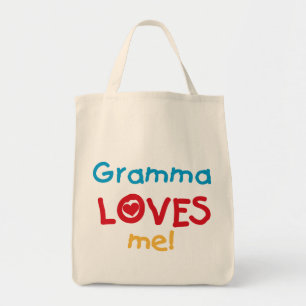 Gramma Loves Me T-shirts and Gifts Tote Bag