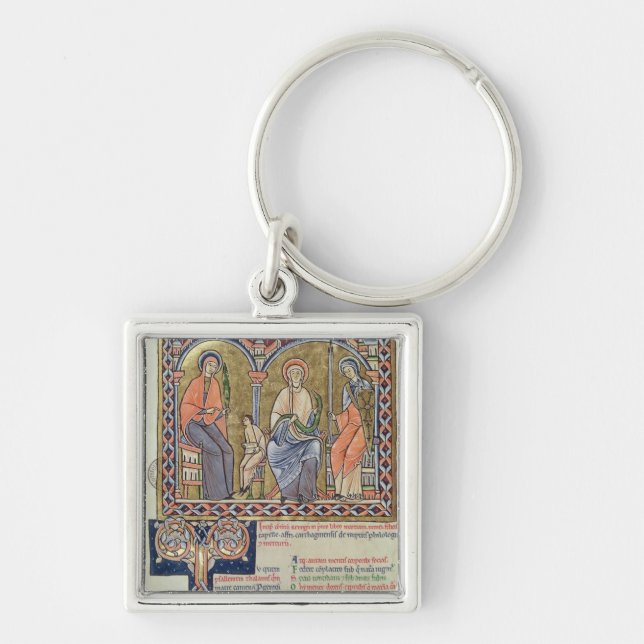 Grammar, Dialect and Rhetoric from 'Satyricon' Key Ring (Front)