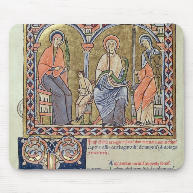 Grammar, Dialect and Rhetoric from 'Satyricon' Mouse Mat (Front)