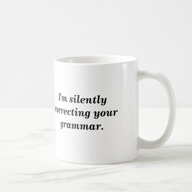 Grammar Mug (Right)
