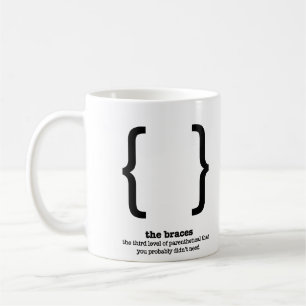 Grammar Mug Braces Punctuation Grammar