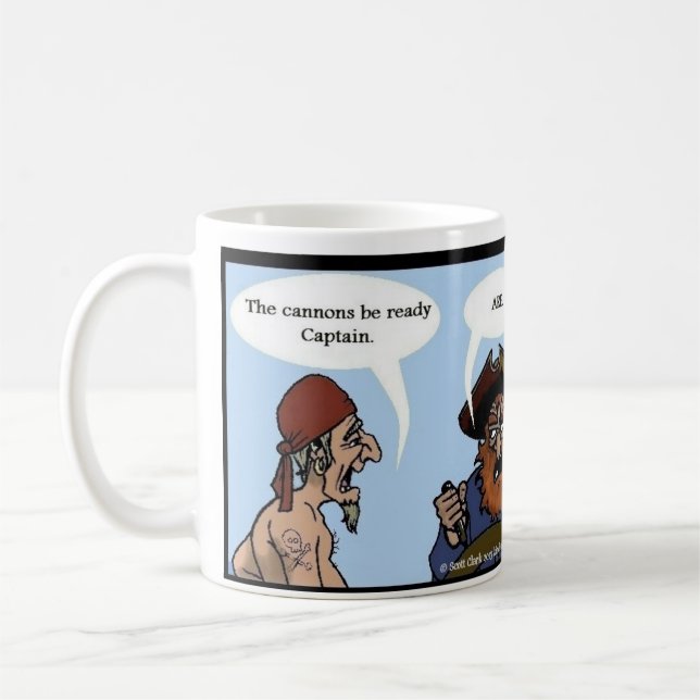 Grammar Pirate Coffee Mug (Left)