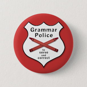 Grammar Police Badge