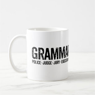Grammar Police Mug Funny Coffee Mugs Teachers
