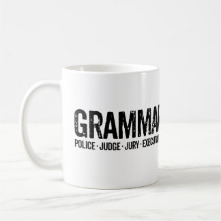 Grammar Police Mug Funny Coffee Mugs Teachers