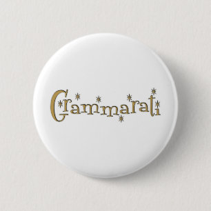 Grammaratti 6 Cm Round Badge