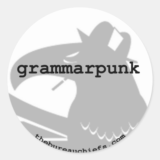 Grammarpunk Sticker (Front)