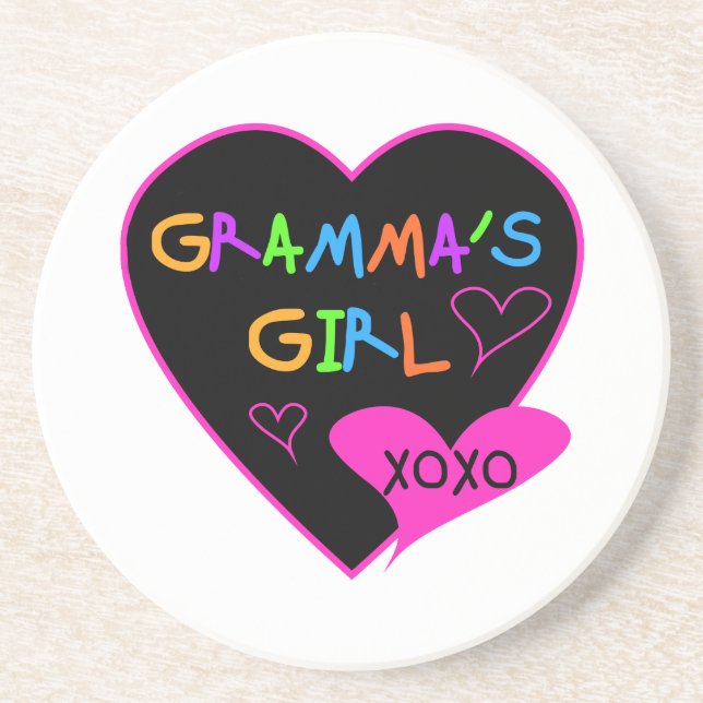 Gramma's Girl Tshirts, Mugs, Buttons, Cases, Hats Coaster (Front)