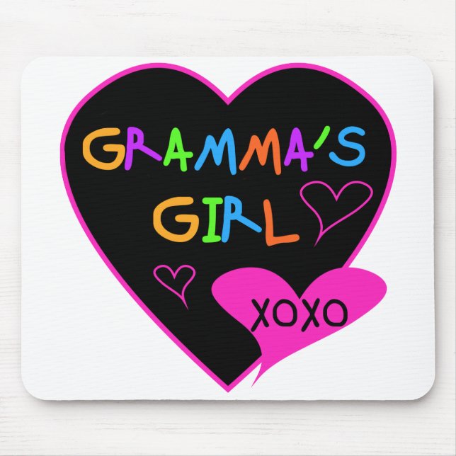 Gramma's Girl Tshirts, Mugs, Buttons, Cases, Hats Mouse Mat (Front)