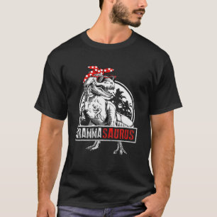 Grammasaurus T Rex Dinosaur Gramma Saurus Mother's T-Shirt
