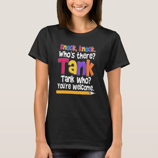 Grammer Joke Teacher School T-Shirt (Front)