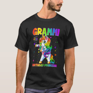 Grammi Of The Birthday Princess Girl Flossing Unic T-Shirt